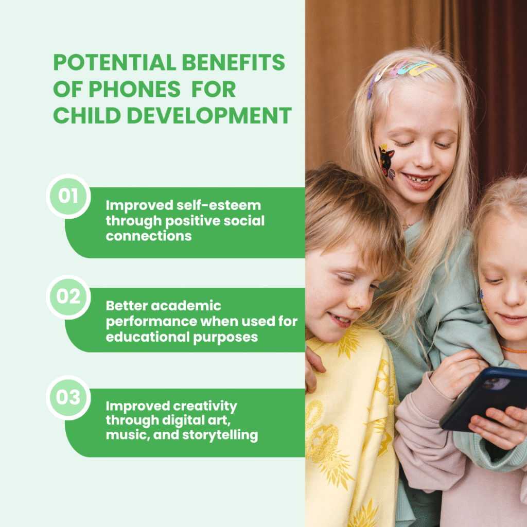 Potential Benefits of phones for child development